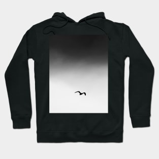 Sky print, Bird, Nature print, Scandinavian art, Modern art, Wall art, Print, Minimalistic, Modern Hoodie